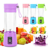 Portable 380ML Juicer Blender Bottle Rechargeable Battery